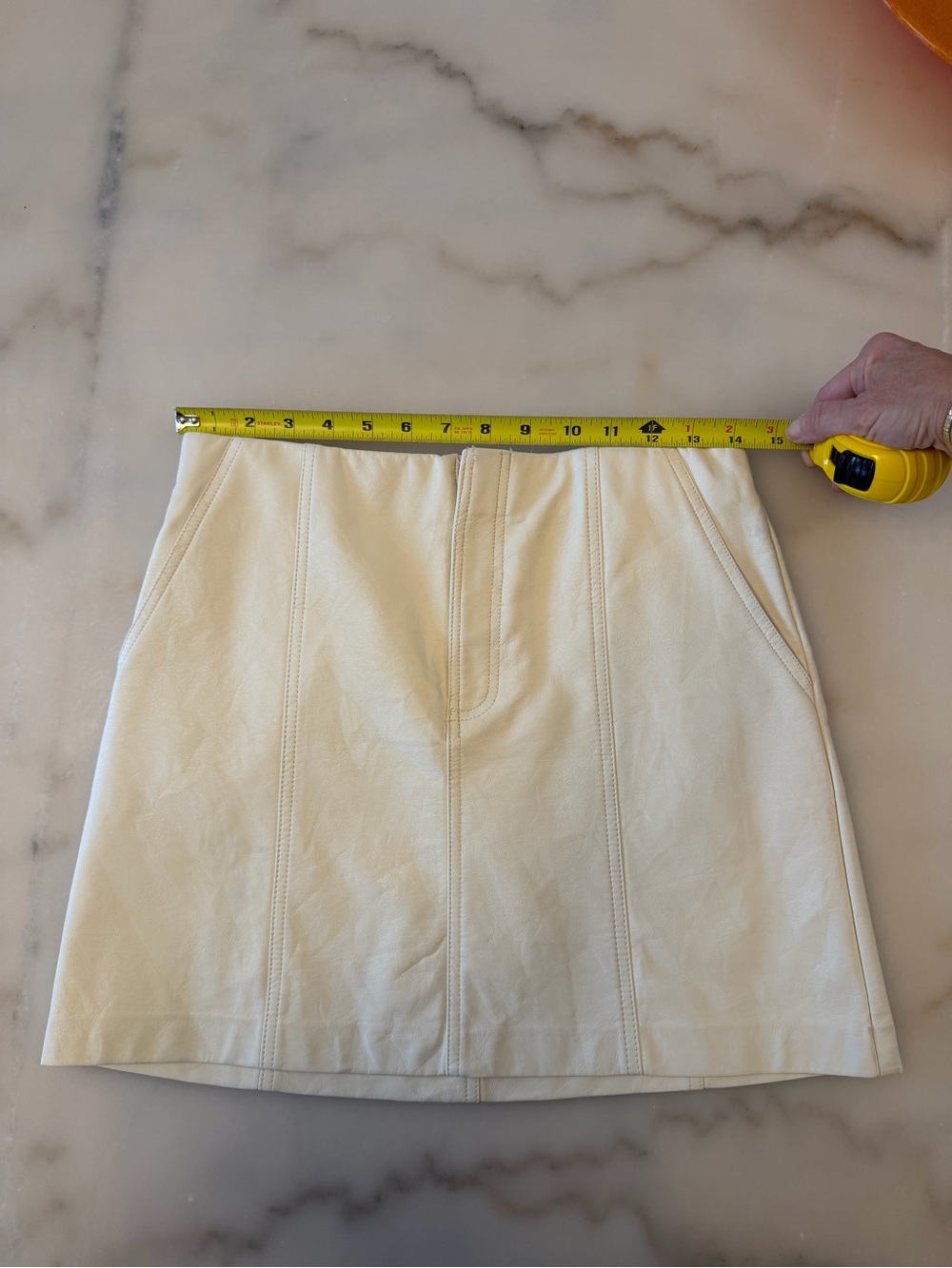 Zara A-line Faux Leather Miniskirt - Picture 6 of 6